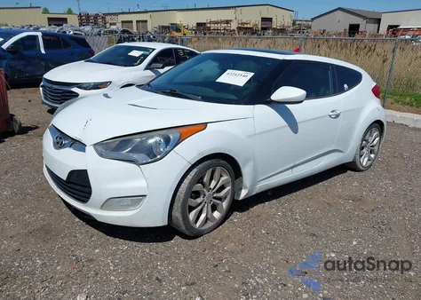 2013 Hyundai Veloster Base W/Gray из США, поврежденный, VIN KMHTC6AD1DU165476